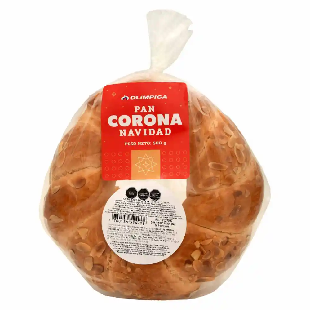 Pan Corona Navidad