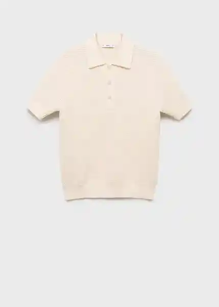 Polo Pierola Marfil Talla L Hombre Mango