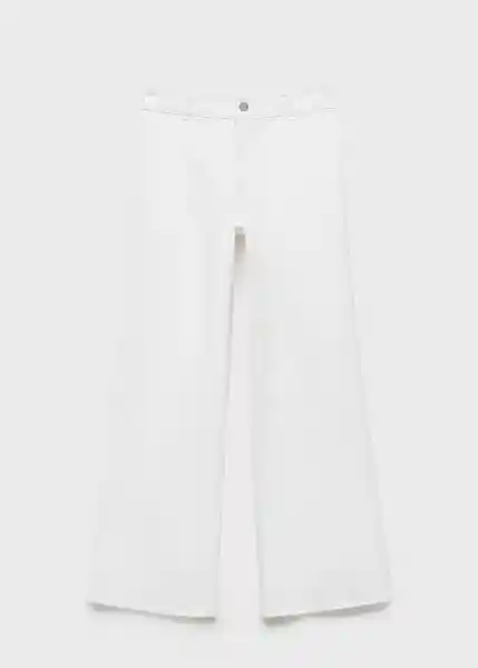 Jean Catherin Blanco Talla 38 Mujer Mango