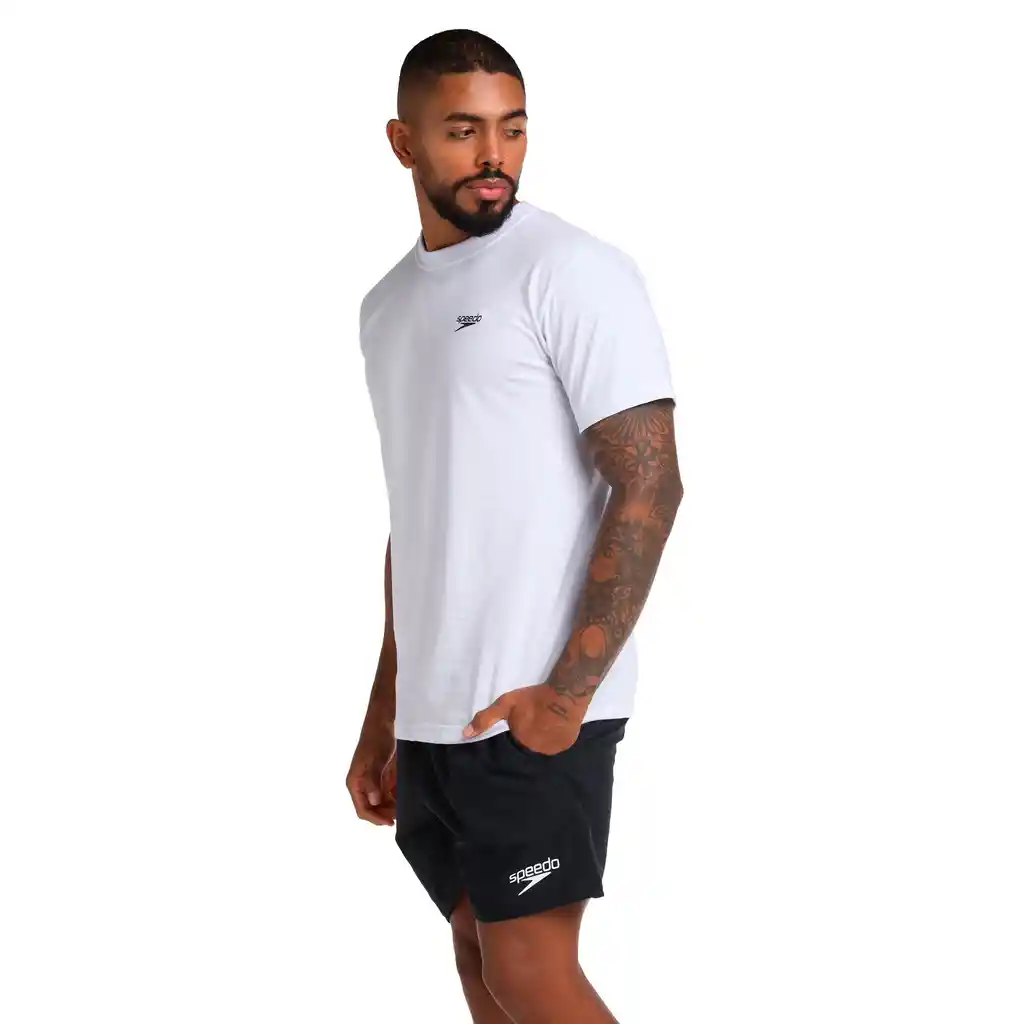 Camiseta Manga Corta Camobright Hombre Blanco-s