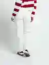 Pantalón Pumpy Mujer Crudo Puro Claro Talla 10 033F304 Naf Naf