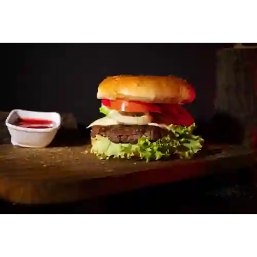 Hamburguesa de Res Sencilla