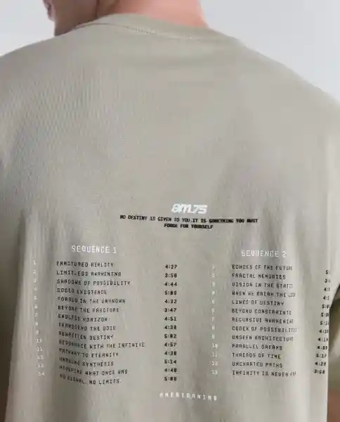 Camiseta Hombre Caqui Talla XL 849G000_CAQ150513 Americanino