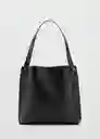 Bolso G Dots Negro Talla 99 Mujer Mango