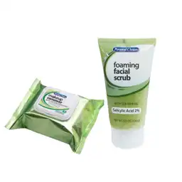 Combo Exfoliante Facial + 2 Toallitas Desmaquillantes Humectante