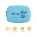 Disney Contenedor Alimentos Doble Capa Lilo & Stitch Azul 980 mL
