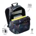 Morral Juvenil Porta Pc 13" Gommas Azul