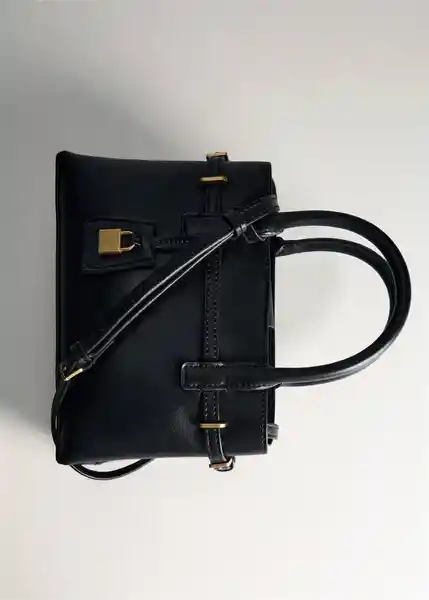 Bolso M Harvey Negro Talla 99 Mujer Mango