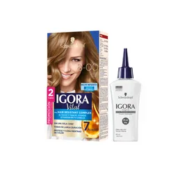 Tinte Igora Vital 8-00 Rubio Claro + Oxigenta gratis