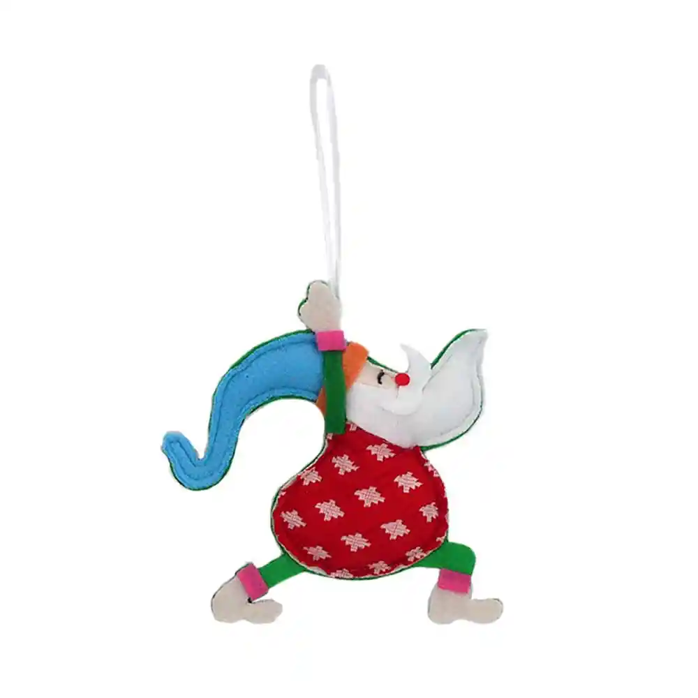 Colgante Santa Yoga Rojo Merry - Krea