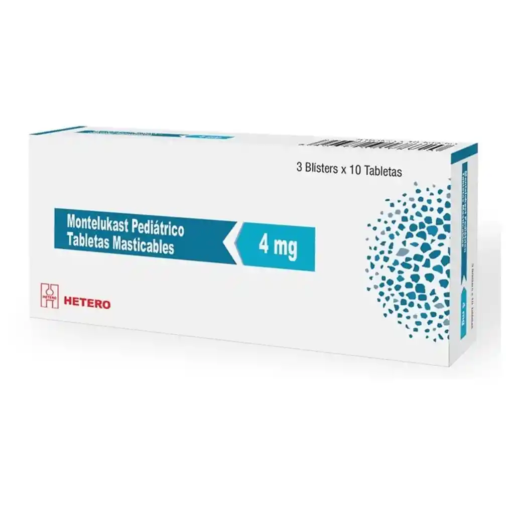 Montelukast 4 Mg X 30 Tabl +++