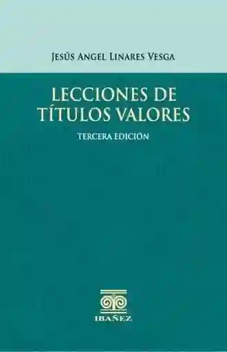 Lecciones de Titulos Valores