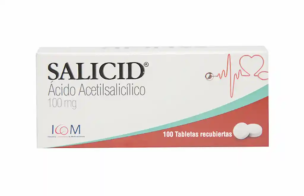 Salicid Tabletas Recubiertas (100 mg)