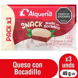 Alqueria Queso Combinado Con Bocadillo