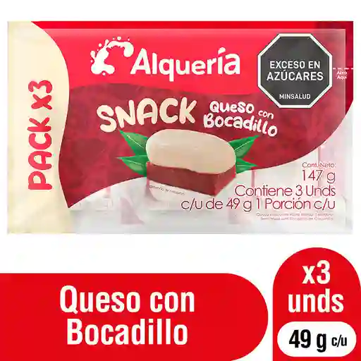 Alqueria Queso Combinado Con Bocadillo