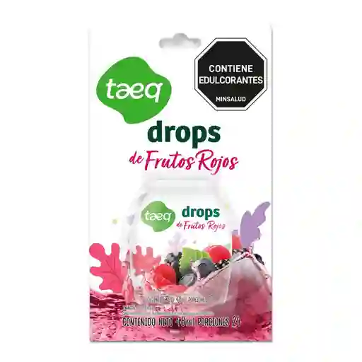 Bebida en Polvo Drops Frutos Rojos Taeq