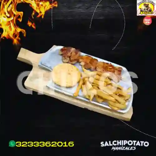 Chuzo a la Plancha de Res Cerdo O Pollo