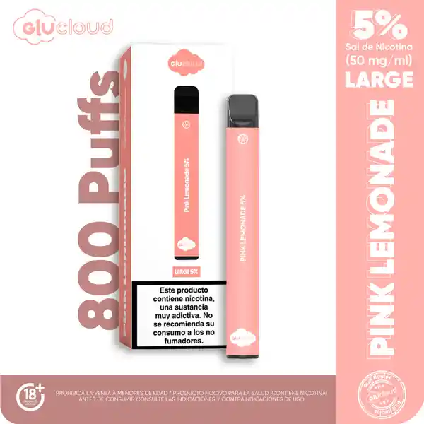 Glucloud Vaporizador Large Pink Lemonade