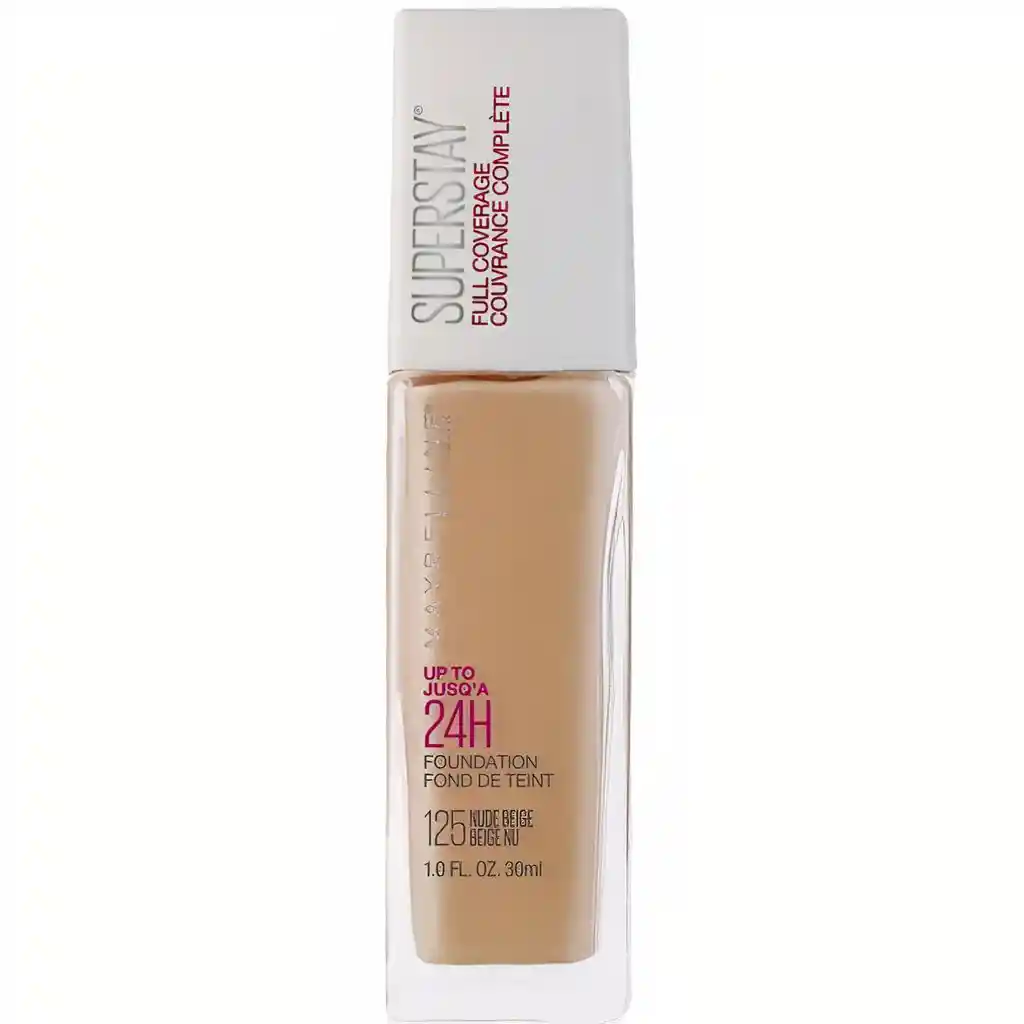 Maybelline Maquillaje SuperStay Full Coverage Tono 125 Nude Beige