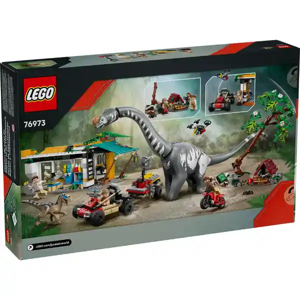 Set Construcción Misión Seguimiento Raptor y Titanosaurus Lego