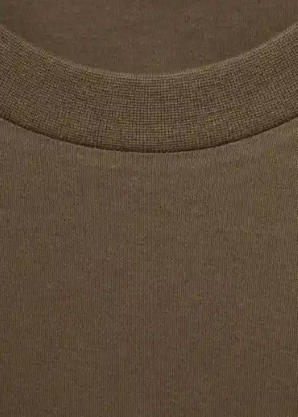 Camiseta Gareth Oliva Talla XS Hombre Mango