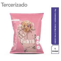 Fitme Snacks en Forma de Bola con Maca y Arándanos Energy 