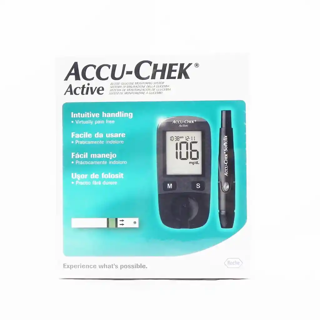Accu Chek Active Kit Gu Roche Cj X 1