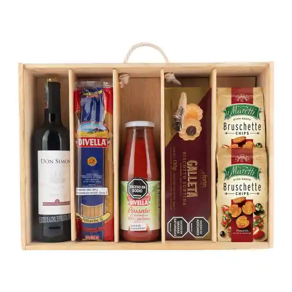 Dislicores Canasta Navideña de Regalo Pequeña