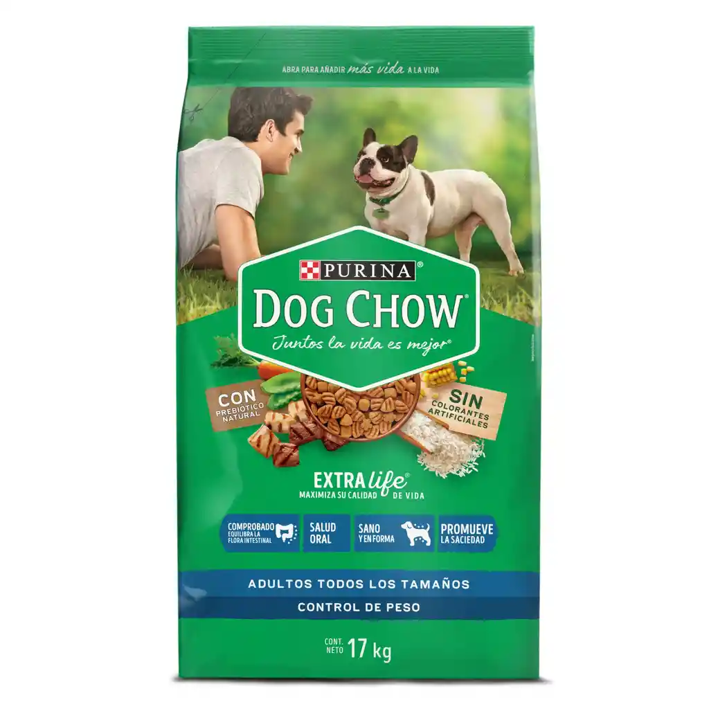 Comida para perro Dog Chow control de peso (Light) x 17 kg