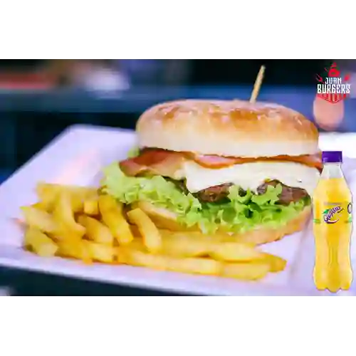 Combo Hamburguesa Especial + Quatro Original 400ML