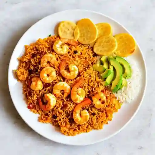 Arroz con langostinos