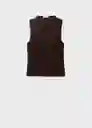 Top Acadia Chocolate Talla S Mujer Mango