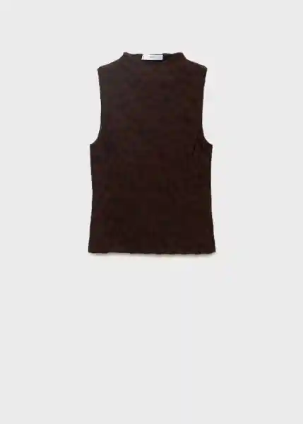 Top Acadia Chocolate Talla S Mujer Mango