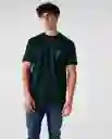 Camiseta Hombre Verde Talla M 842G027_VER195406 Americanino