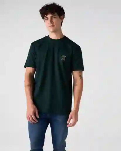 Camiseta Hombre Verde Talla M 842G027_VER195406 Americanino