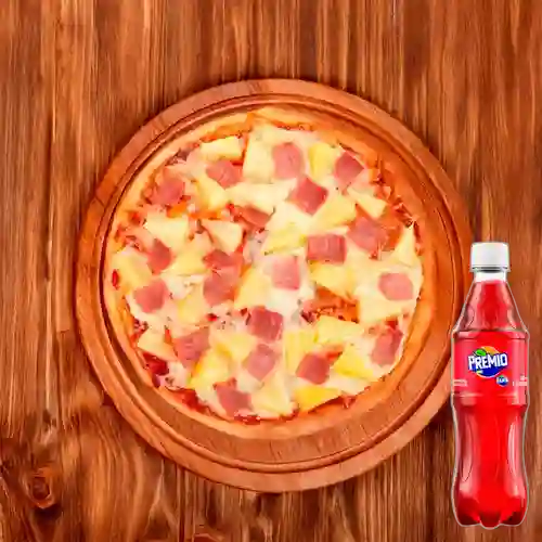 Combo Pizza Hawaiana Personal + Premio 400 ml