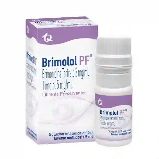 Brimolol Pf Brimonidina/timolol 2/5 Mg/ml Oftalmico