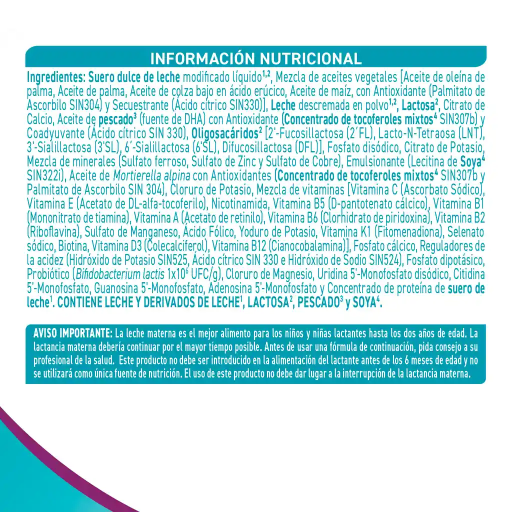 Fórmula infantil NAN OPTIPRO Etapa 2 x 400g