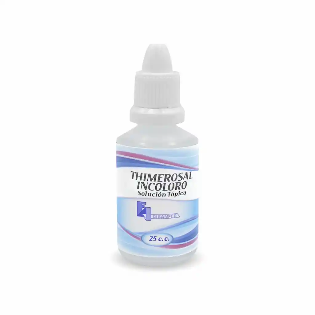 Disanfer Timerosal Incoloro 25 Ml X 12 U