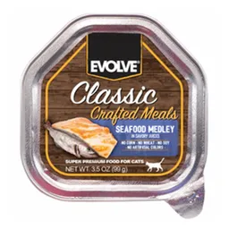 Evolve Alimento Húmedo Cat Classic Crafted Meals Seafood