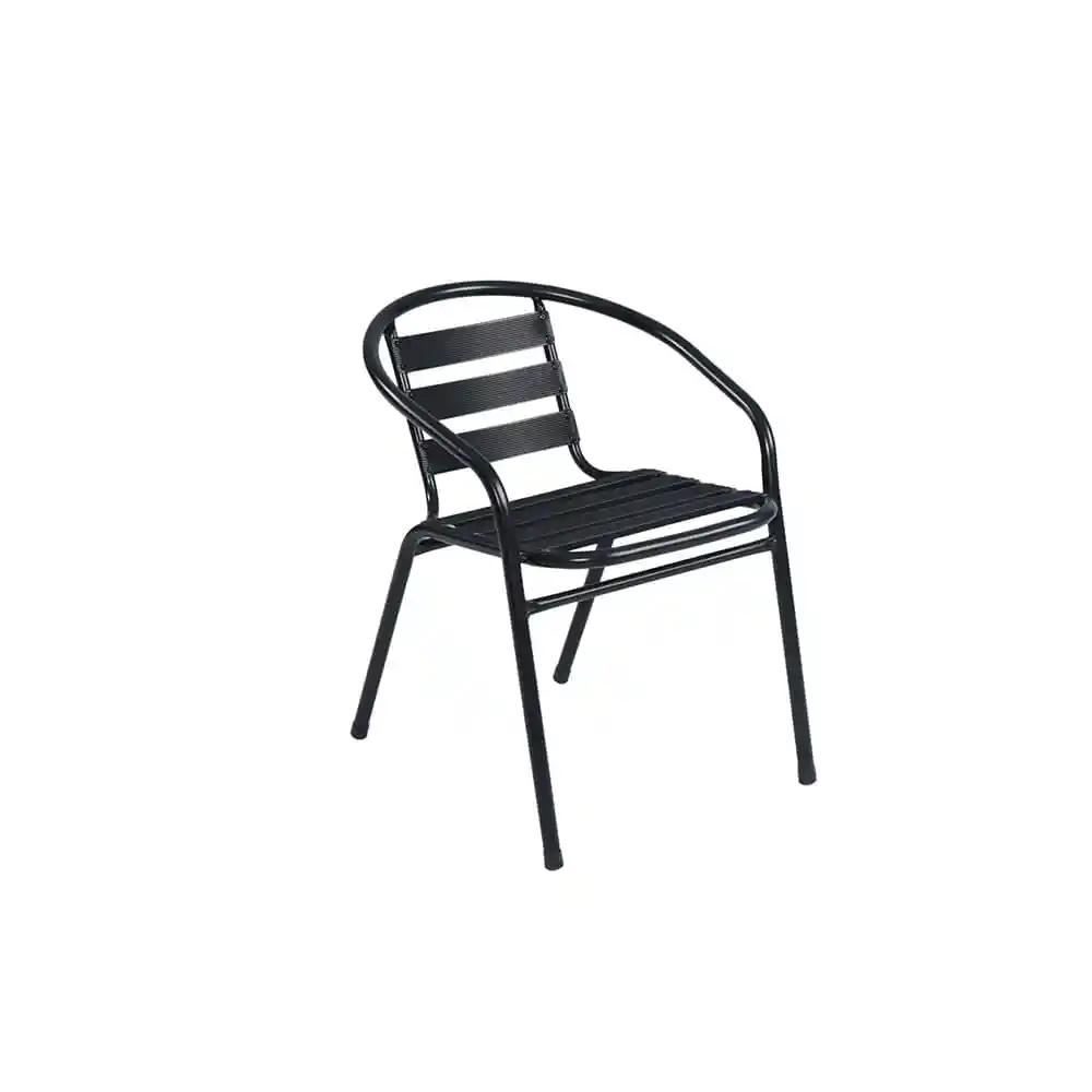 Silla Caño 7 Tablas Negro Outzen