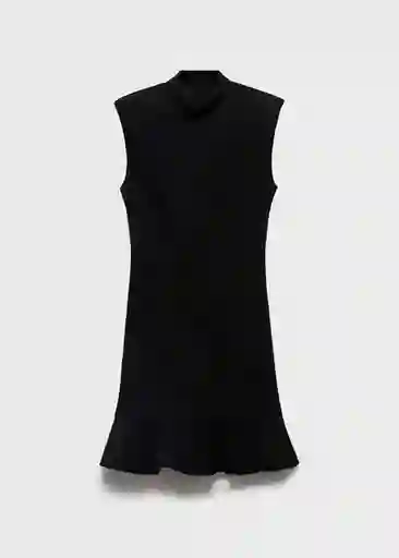 Vestido Landa Negro Talla S Mujer Mango