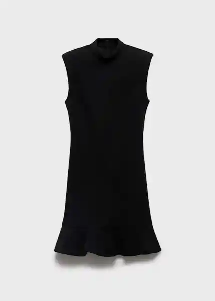 Vestido Landa Negro Talla S Mujer Mango