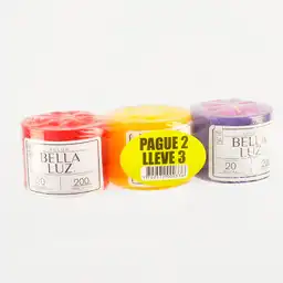 Bella Luz Veladora Pack 3A