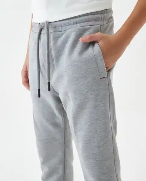 Jogger Pant Basic Niño Gris Fundido Medio Talla 14 Chevignon