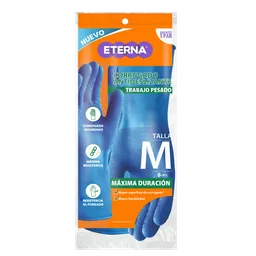 Eterna Guantes Corrugado Antideslizante Azul Talla M