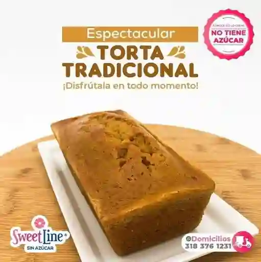 Torta Casera Sin Azúcar