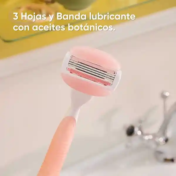 GILLETTE Venus Spa Cuchilla de Afeitar Mujer Máquina de Afeitar Depilación Corporal con barras Humectantes 1 Ud