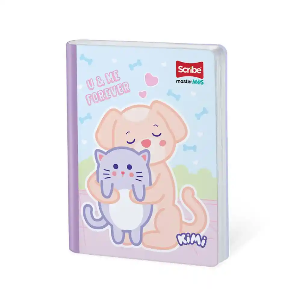 Scribe Cuaderno Cosido Medio Rayado 100 Hojas Cosido