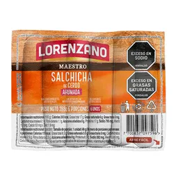 Lorenzano Salchicha de Cerdo Ahumada Mixta Maestro